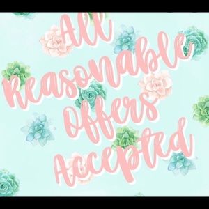 All reasonable offers accepted 😁